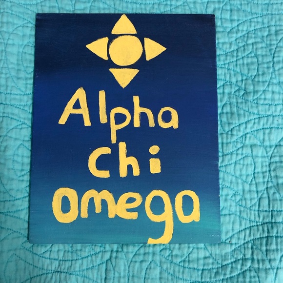 alpha chi omega canvas - Picture 1 of 1